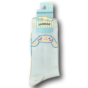 3/$20 Cinnamoroll Funny Novelty Bedazzled Bling Crew Socks - NWT